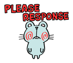 Crossed eyes! Returnee animals.(Vol.2) sticker #8430589