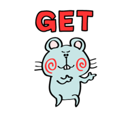 Crossed eyes! Returnee animals.(Vol.2) sticker #8430609