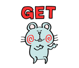 Crossed eyes! Returnee animals.(Vol.2) sticker #8430609