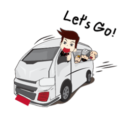 Van man: Van life sticker #8430783