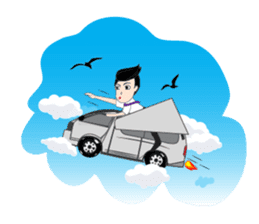 Van man: Van life sticker #8430786