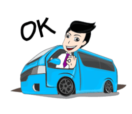 Van man: Van life sticker #8430788