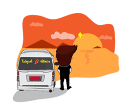 Van man: Van life sticker #8430790