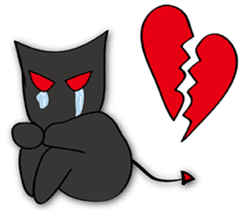 Chubby and naughty devil (English ver.) sticker #8431143