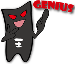 Chubby and naughty devil (English ver.) sticker #8431148