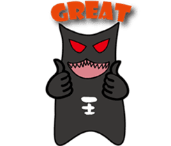 Chubby and naughty devil (English ver.) sticker #8431150