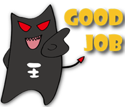 Chubby and naughty devil (English ver.) sticker #8431151