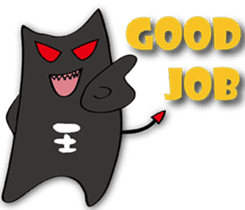 Chubby and naughty devil (English ver.) sticker #8431151