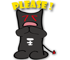 Chubby and naughty devil (English ver.) sticker #8431164