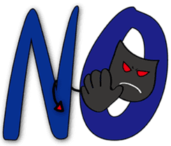 Chubby and naughty devil (English ver.) sticker #8431172