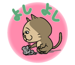 The lovable cat sticker #8431432