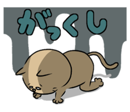 The lovable cat sticker #8431439