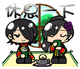 Daily life of Sumire Team sticker #8431575