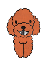 toy poodle sora and pretty girl sticker #8431782