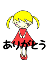 toy poodle sora and pretty girl sticker #8431796