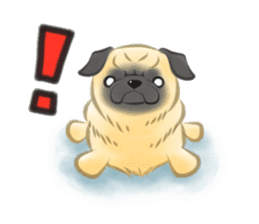 Pug's Life2 jp sticker #8431956