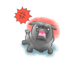 Pug's Life2 jp sticker #8431957