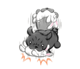 Pug's Life2 jp sticker #8431960