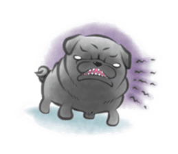 Pug's Life2 jp sticker #8431963