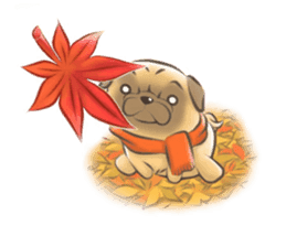 Pug's Life2 jp sticker #8431974