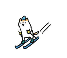 Akita dialects of Winter sticker #8432053