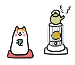 Akita dialects of Winter sticker #8432055