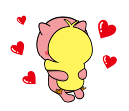 Piyo-kun & Bu-chan: episode1 sticker #8432358