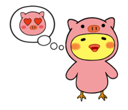 Piyo-kun & Bu-chan: episode1 sticker #8432364