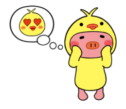 Piyo-kun & Bu-chan: episode1 sticker #8432368