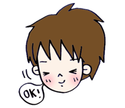 boy says sticker #8432583