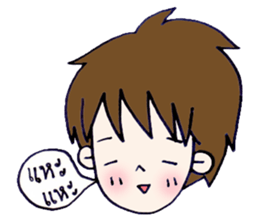 boy says sticker #8432590