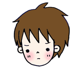 boy says sticker #8432594