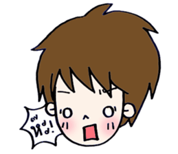 boy says sticker #8432604