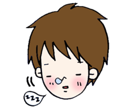 boy says sticker #8432608