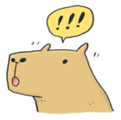 Hey Capybara! sticker #8432624