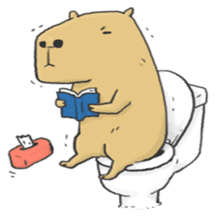 Hey Capybara! sticker #8432638