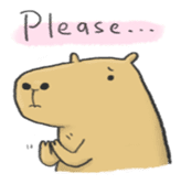 Hey Capybara! sticker #8432644
