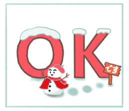 Pleasant friends of the forest in winter sticker #8432707