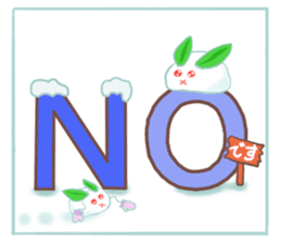 Pleasant friends of the forest in winter sticker #8432708