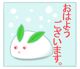 Pleasant friends of the forest in winter sticker #8432709