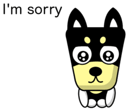 Trapezoidal Dog 2 ( English ) sticker #8433079