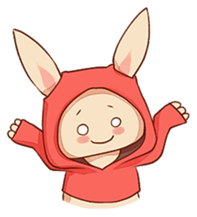 hoodie bunny sticker #8433262