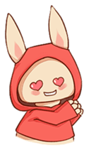 hoodie bunny sticker #8433263