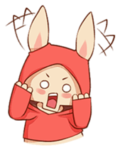 hoodie bunny sticker #8433264