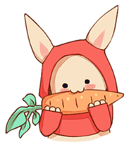 hoodie bunny sticker #8433268