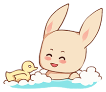 hoodie bunny sticker #8433277