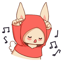 hoodie bunny sticker #8433281