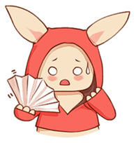 hoodie bunny sticker #8433284