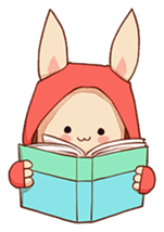 hoodie bunny sticker #8433286