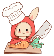 hoodie bunny sticker #8433289